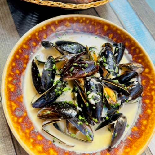 Mussels in White Wine